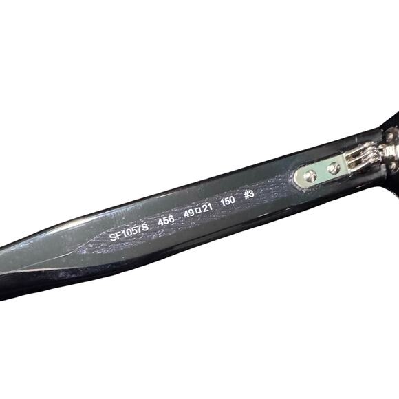 New Auth Salvatore Ferragamo Blue Frame Gancini Sunglasses 49mm - Picture 8 of 10